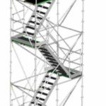 plan d'une tour escalier de chantier Comabi Unistep 600m plancher 1196